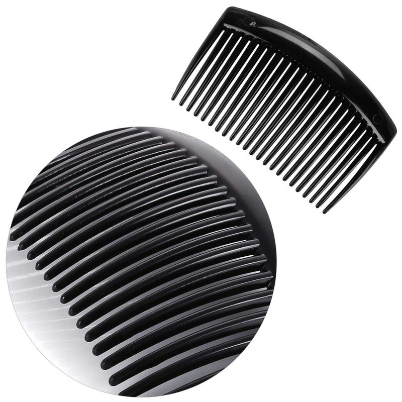 BTYMS 24 Pcs Plastic Hair Side Combs French Twist Comb with 23 Teeth Fine Hair Clips Decorative Hair Combs for Women - Image 3